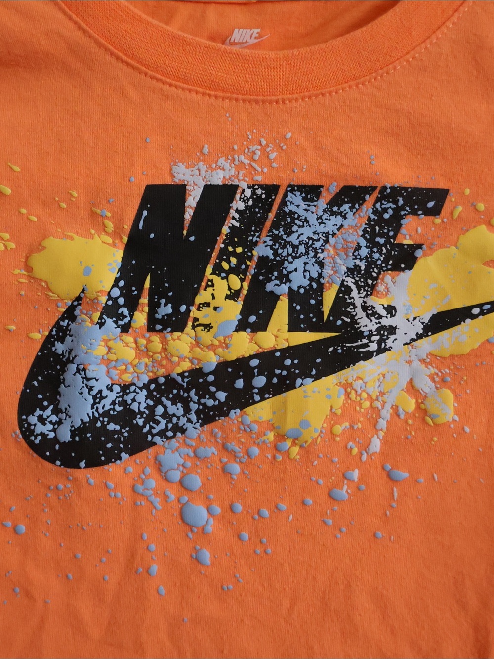 Nike Kids' Orange Graphic Tee - Picture 3 of 5